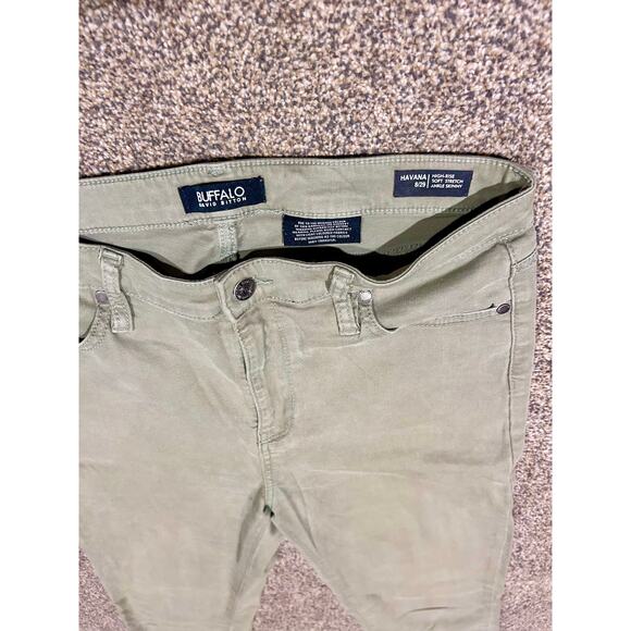 Buffalo David Bitton Ladies’ Light Green Ankle Length Skinny Pant - Size 8/29 - Picture 4 of 6